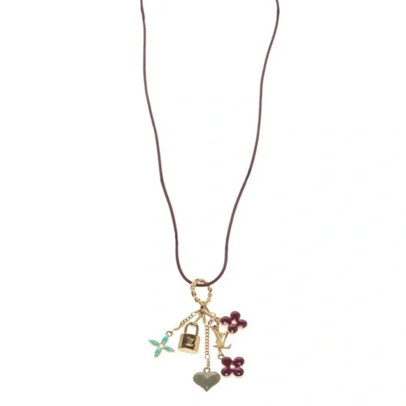 Louis Vuitton Sweet Monogram Charm Necklace